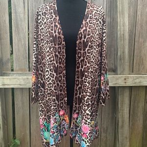 Fashion Express leopard kimono